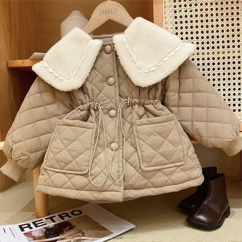 Cute Fleece Collar Jacket